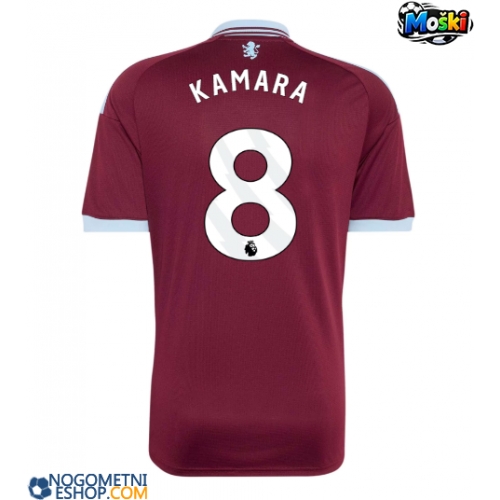 Moški Nogometni dresi Aston Villa Boubacar Kamara #8 Domači 2026-27 Kratek Rokav